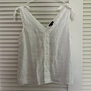 NWT Jcrew linen sleeveless top size M